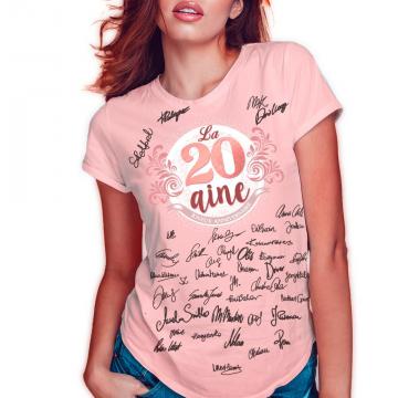 T-shirt 20 ans femme