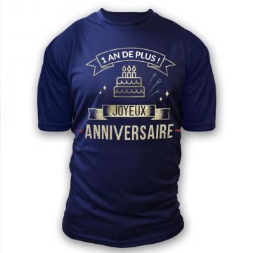 T-shirt anniversaire homme