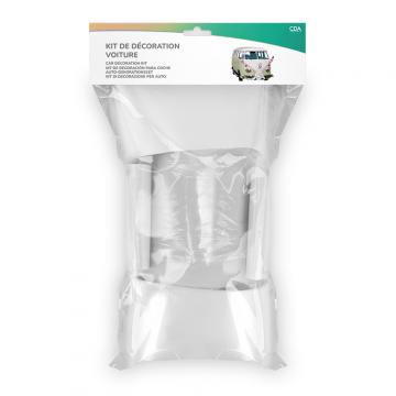 Kit déco voiture mariage blanc