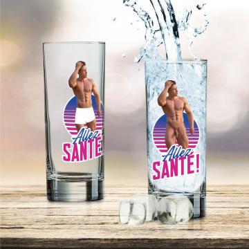 Verre strip-tease homme