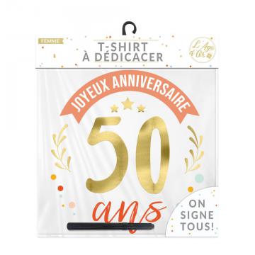 T-shirt 50 ans femme