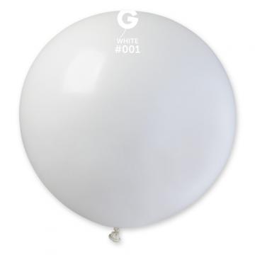 Ballon géant uni blanc