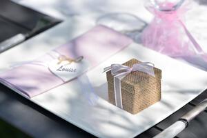 4 boîtes carrées naturelles