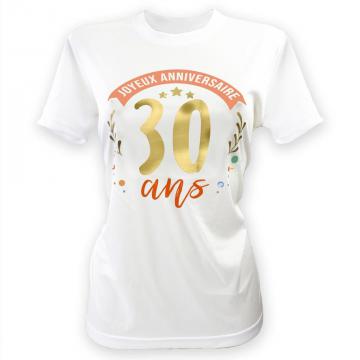 T-shirt 30 ans femme
