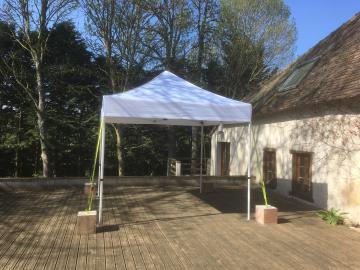 Barnum Pliant M2 3x3m BLANC