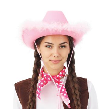 Chapeau cowgirl rose