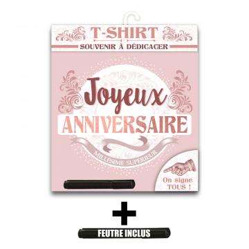 T-shirt anniversaire femme