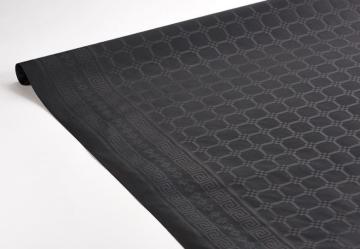 Nappe damassée noire