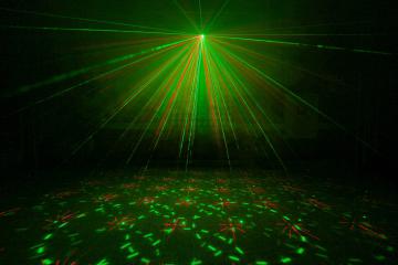 Bianca Double Laser 330 mW RGB Gobo IRC