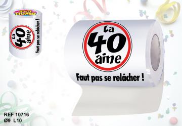 Rouleau papier toilette 40aine