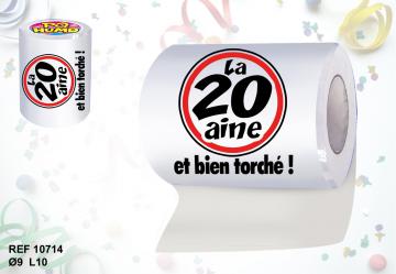 Rouleau papier toilette 20aine