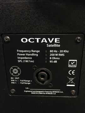 Système octave 1000 Wrms