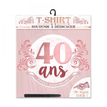 T-shirt 40 ans femme