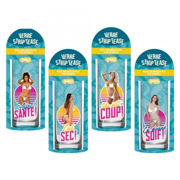 Verre strip-tease femme