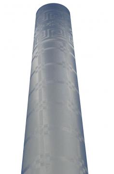 Nappe damassée argent