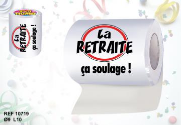 Rouleau papier toilette retraite