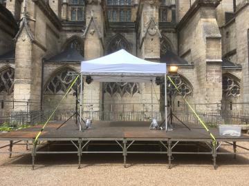 Barnum Pliant M2 3x3m BLANC