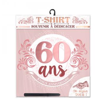 T-shirt 60 ans femme