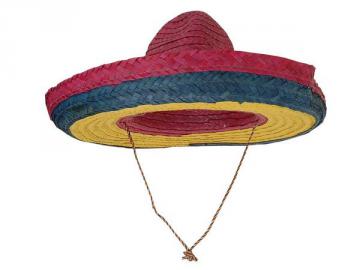 Chapeau mexicain multicolore