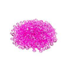 Pot de perles de pluie fuschia