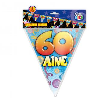 Guirlande fanions 60aine