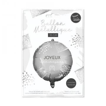 Ballon argent 35cm
