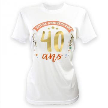 T-shirt 40 ans femme