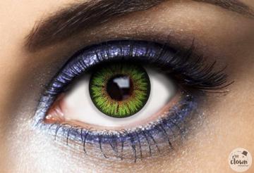 Lentilles fantaisie iris vert - sans correction