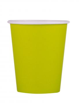 25 gobelets carton vert anis