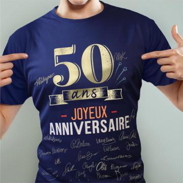 T-shirt 50 ans homme