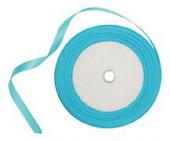 Ruban satin turquoise