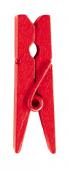 24 mini pinces à linge rouge