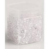 Pot de perles de pluie translucides