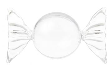 6 bonbons pvc transparent