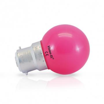 Ampoule LED B22 1W Rose