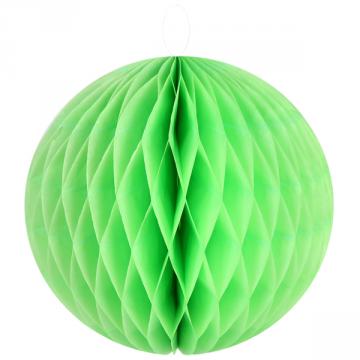2 boules alvéolées 30cm anis