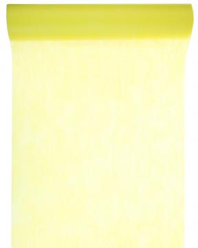 Chemin de table uni jaune
