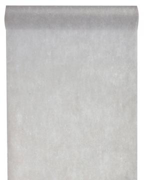 Chemin de table uni gris
